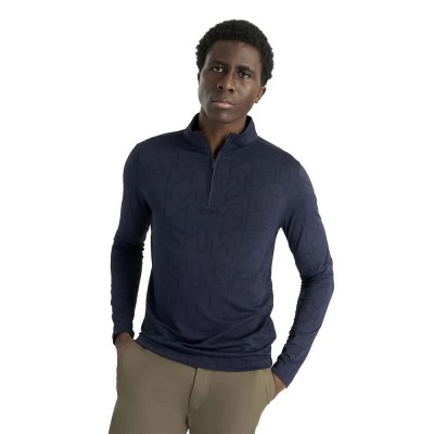 блуза,мъжки,пуловери,calvin,klein,golf,avondale,half,zip,sweatshirt,blue,(navy)