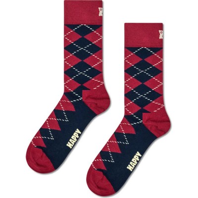 чорапи,мъжки,чорапи,дамски,чорапи,happy,socks,argyle,crew,socks,red,(dark,red,black)