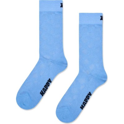 чорапи,мъжки,чорапи,дамски,чорапи,happy,socks,big,dot,crew,socks,blue,(blue)
