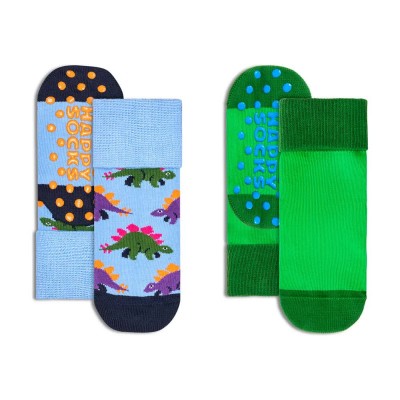 чорапи,мъжки,чорапи,дамски,чорапи,happy,socks,cute,stegosaurus,anti,slip,socks,2,pairs,multicolor,(multicolor)