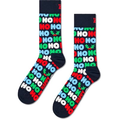 чорапи,мъжки,чорапи,дамски,чорапи,happy,socks,ho,ho,ho,crew,socks,multicolor,(multicolor)