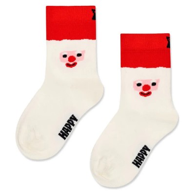 чорапи,мъжки,чорапи,дамски,чорапи,happy,socks,santa,face,crew,socks,white,(white,red)