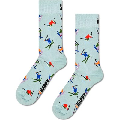 чорапи,мъжки,чорапи,дамски,чорапи,happy,socks,skiing,crew,socks,blue,(multicolor)