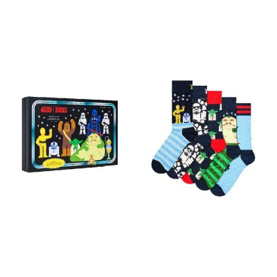 чорапи,мъжки,чорапи,дамски,чорапи,happy,socks,star,wars™,gift,set,crew,socks,6,pairs,multicolor,(multicolor)