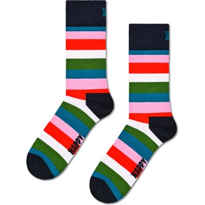 чорапи,мъжки,чорапи,дамски,чорапи,happy,socks,stripe,crew,socks,multicolor,(black,stripes)