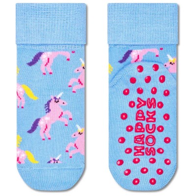 чорапи,мъжки,чорапи,дамски,чорапи,happy,socks,unicorn,anti,slip,socks,blue,(multicolor)