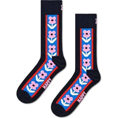 чорапи,мъжки,чорапи,дамски,чорапи,happy,socks,vertical,flowers,crew,socks,blue,(navy,multi)