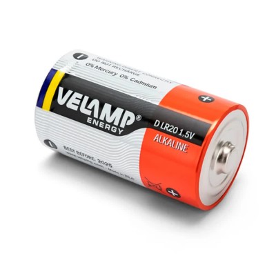 батерии,velamp,d,1.5v,lr20,alkaline,battery,2,units,orange,(multicolor)