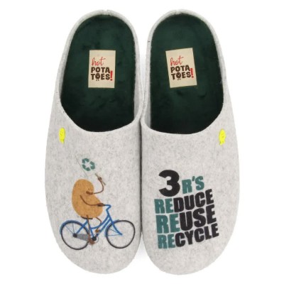пантофи,мъжки,пантофи,дамски,пантофи,hot,potatoes,camolin,slippers,white,grey,(grey,gray)