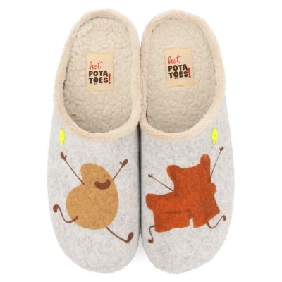 пантофи,мъжки,пантофи,дамски,пантофи,hot,potatoes,dartry,slippers,white,grey,(grey,gray)