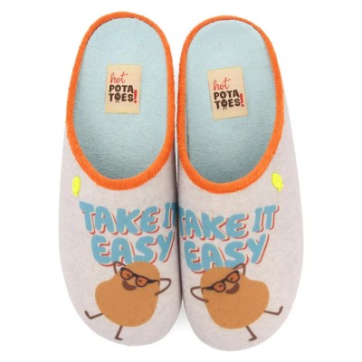 пантофи,мъжки,пантофи,дамски,пантофи,hot,potatoes,ellicott,slippers,white,grey,(grey,gray)