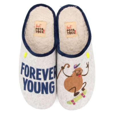 пантофи,мъжки,пантофи,дамски,пантофи,hot,potatoes,modling,slippers,white,(grey,gray)