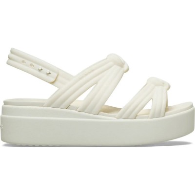 сандали,на,платформа,дамски,сандали,и,чехли,crocs,brooklyn,low,wedge,sandals,white,(ivory)
