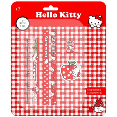ученически,принадлежности,safta,hello,kitty,set,pencil,case,red,(multicolor)