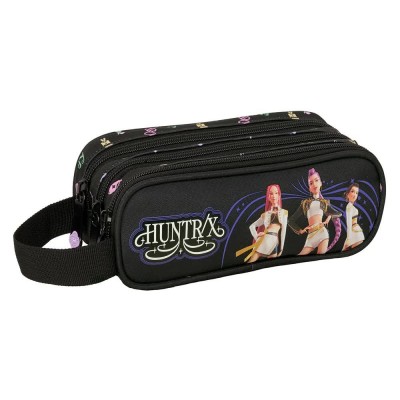 ученически,принадлежности,safta,k,pop,demon,hunters,sound,triple,pencil,case,black,(multicolor)