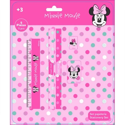 ученически,принадлежности,safta,minnie,mouse,minty,set,pencil,case,pink,(multicolor)