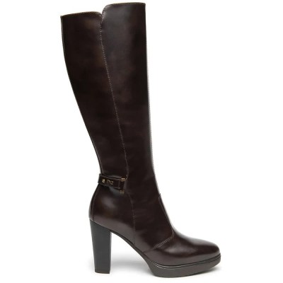 обувки,дамски,боти,мъжки,боти,nero,giardini,i617951d,heel,boots,brown,(dark,brown)