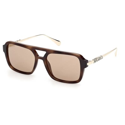 слънчеви,очила,слънчеви,очила,max&co,mo0171,17x55x140,woman,sunglasses,brown,(shiny,black)