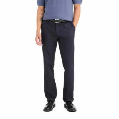 панталони,мъжки,панталони,дамски,панталони,dockers,new,signature,creaseless,straight,fit,pants,blue,(navy)