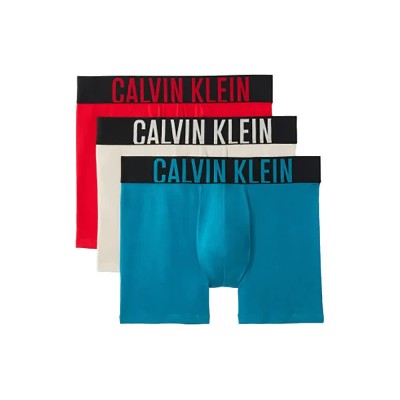 боксерки,мъжко,бельо,calvin,klein,000nb3609a,boxers,3,units,multicolor,(oatmeal,aged,redwood,bright,turquoise)