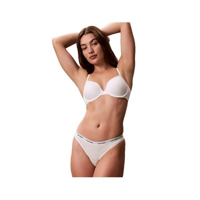 дамско,бельо,дамски,бикини,и,танкини,calvin,klein,000qd5043e,thong,white,(snow,heather)