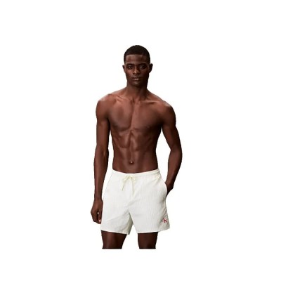 бански,гащета,мъжки,бански,костюми,calvin,klein,lv00n61045,swimming,shorts,white,(penny,stripe,white,jade)