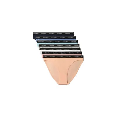 дамско,бельо,дамски,бикини,и,танкини,calvin,klein,lv00qd5320,panties,7,units,multicolor,(shoreline,grey,heather,antarctic,blue)