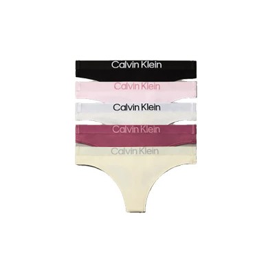 дамско,бельо,дамски,бикини,и,танкини,calvin,klein,lv00qd5331,thong,5,units,multicolor,(black,craddle,pink,snow,heather,berr)