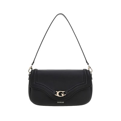 чанта,за,през,рамо,всички,чанти,guess,calista,convertible,xbody,flap,shoulder,bag,black,(black)