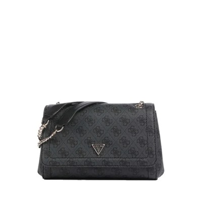 чанта,за,през,рамо,всички,чанти,guess,noelle,ii,convertible,shoulder,bag,grey,(coal,logo)