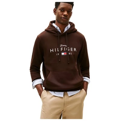 суичър,мъжки,пуловери,tommy,hilfiger,mw0mw41427,hoodie,brown,(chocolate)