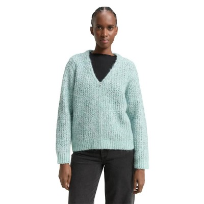 жилетка,мъжки,пуловери,дамски,пуловери,tom,tailor,1049074,cardigan,blue,(mint,multicolor,melange)