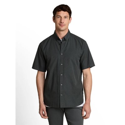 карирана,риза,дамски,ризи,мъжки,ризи,tom,tailor,1055262,short,sleeve,shirt,grey,(darkest,olive,check)