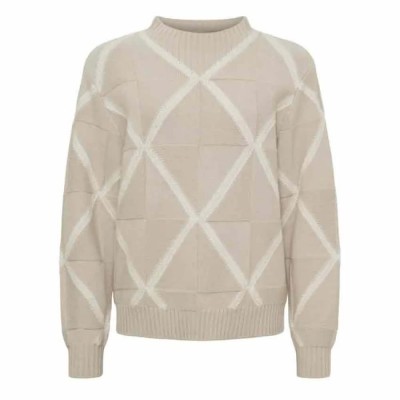 блуза,мъжки,пуловери,дамски,пуловери,sea,ranch,estrid,sweater,beige,(beige)