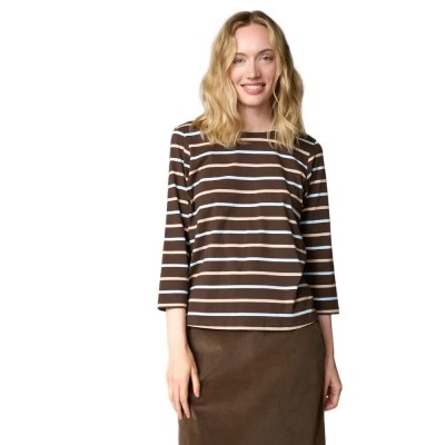 тениска,мъжки,тениски,дамски,тениски,redgreen,croco,long,sleeve,t,shirt,brown,(dark,brown,stripe)