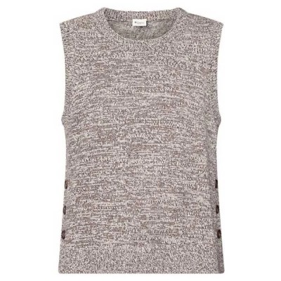 елек,дамски,жилетки,redgreen,katalina,vest,grey,(dark,brown,melange)