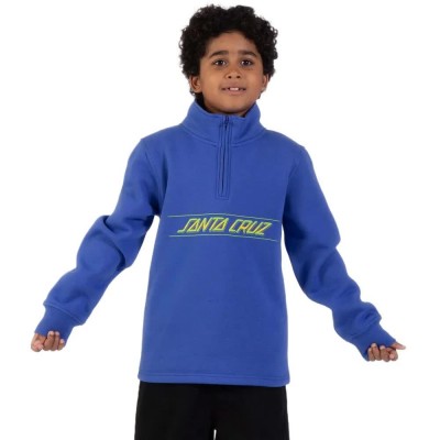 юношеска,блуза,детски,блузи,santa,cruz,youth,classic,fade,half,zip,sweatshirt,sapphire
