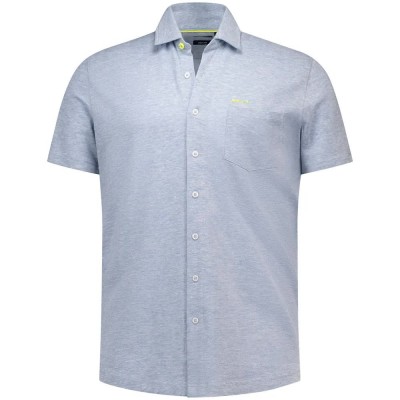 риза,с,къс,ръкав,дамски,ризи,мъжки,ризи,nza,new,zealand,26dn593s,short,sleeve,shirt,blue,(tropical,blue,melange)