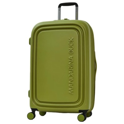 куфари,mandarina,duck,logoduck,+,medium,exp,trolley,bag,green,(winter,olive)