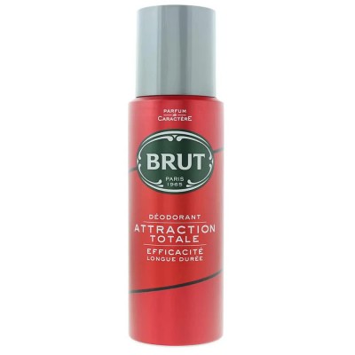 хигиена,тяло,brut,total,attraction,men,200ml,deodorant,spray,red