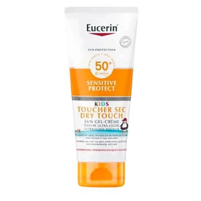 козметика,за,защита,от,слънце,eucerin,kids,sensitive,protect,dry,touch,spf50+,200ml,sunscreen,white