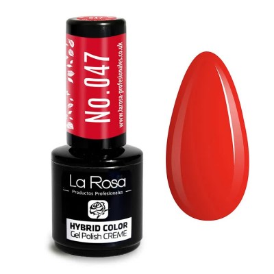 специфични,козметични,продукти,la,rosa,hybrid,color,no,047,scarlet,nail,polish,red