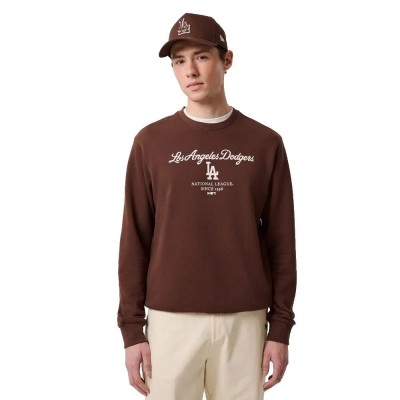 блуза,мъжки,пуловери,дамски,пуловери,new,era,mlb,60960421,la,dodgers,sweatshirt,brown,(brown)