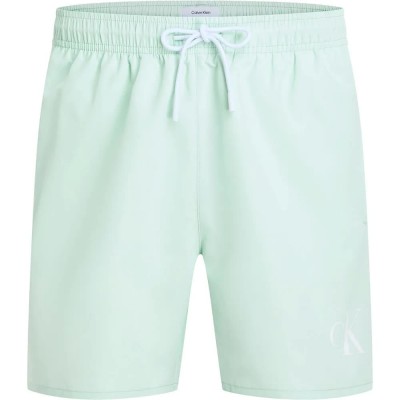бански,гащета,мъжки,бански,костюми,calvin,klein,jeans,km0km01101,swimming,shorts,refurbished,green,(moonlight,jade)
