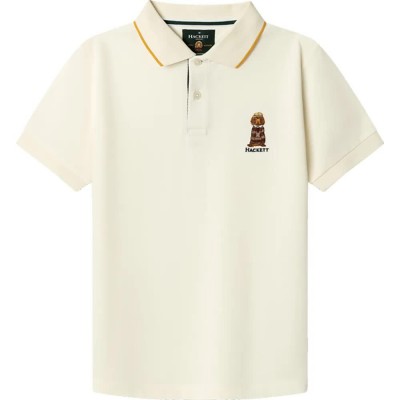 дамски,блузи,с,яка,мъжки,блузи,с,яка,hackett,hk5600037,short,sleeve,polo,beige,(off,white)