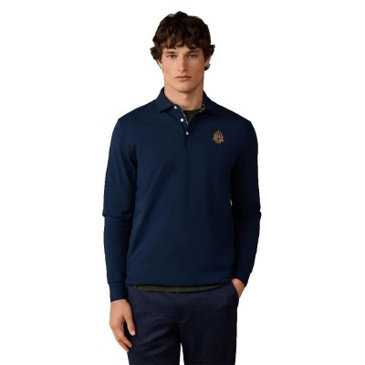 дамски,блузи,с,яка,мъжки,блузи,с,яка,hackett,hm5500043,long,sleeve,polo,blue,(old,navy)
