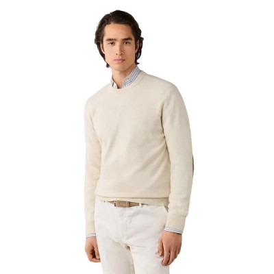 блуза,мъжки,пуловери,дамски,пуловери,hackett,hm7000242,sweater,white,(off,white)