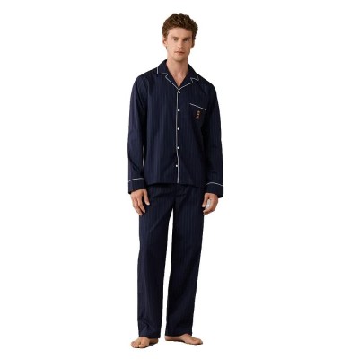пижама,мъжки,пижами,hackett,hmu200066,long,sleeve,pyjama,blue,(ink,blue)