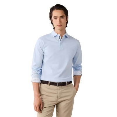 дамски,блузи,с,яка,мъжки,блузи,с,яка,hackett,oxford,pique,long,sleeve,polo,blue,(light,blue)