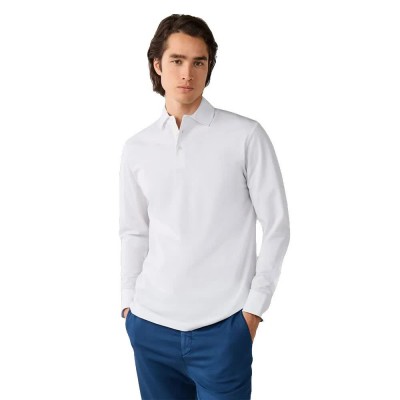 дамски,блузи,с,яка,мъжки,блузи,с,яка,hackett,oxford,pique,long,sleeve,polo,white,(optic,white)